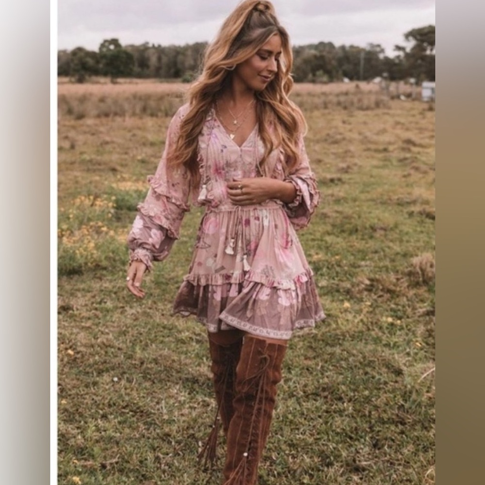 Spell & The Gypsy Wild Bloom Playdress Blush size S